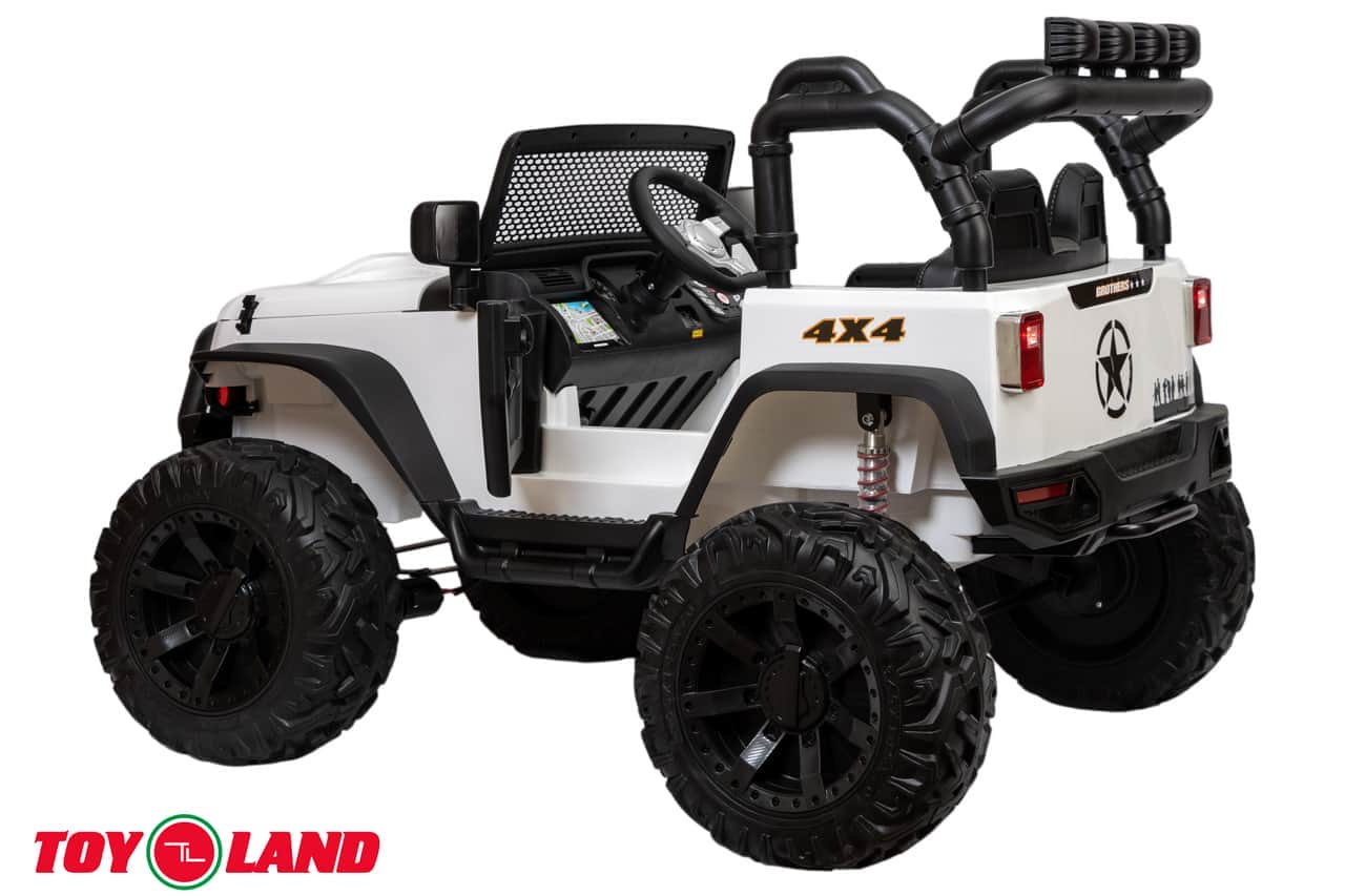 картинка Джип Jeep 12V 4х4 JC666 Белый 