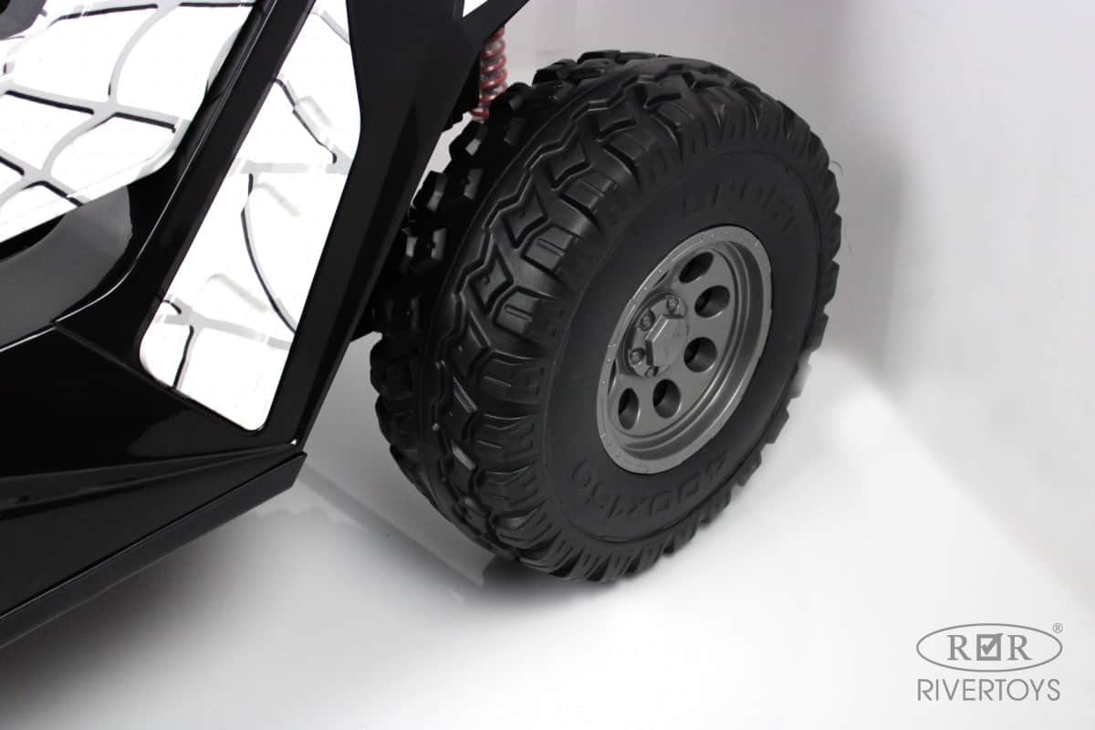 картинка Детский электромобиль A707AA LUX 4WD белый Spider 