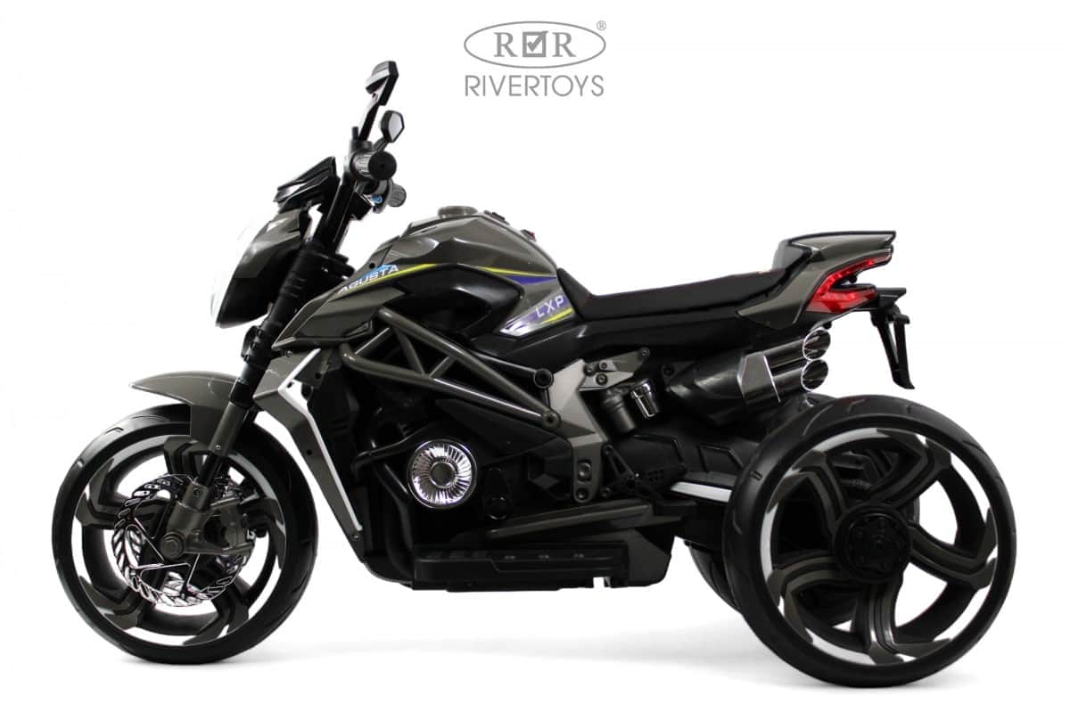 картинка Детский электромотоцикл C111MC серый 