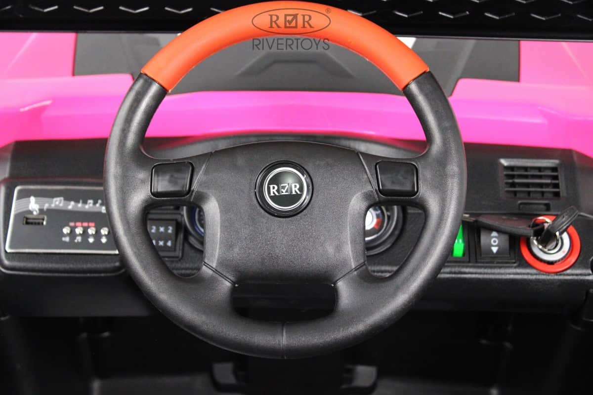 картинка Детский электромобиль C111CC темно-розовый 