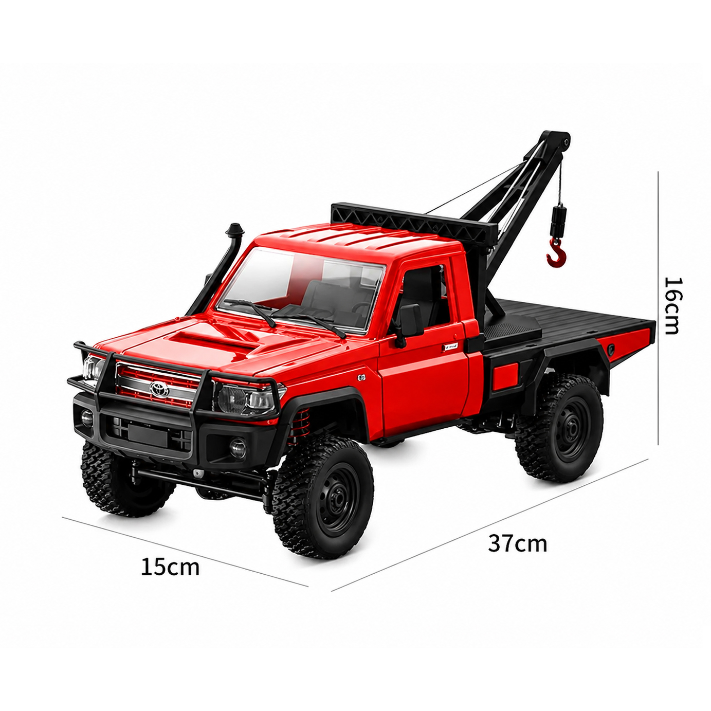 картинка Радиоуправляемый внедорожник Land Cruiser - MN-82T-RED 