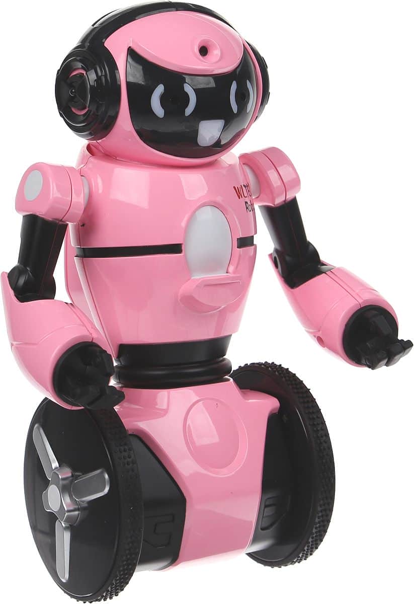 картинка Розовый робот WL toys F4 c WiFi FPV камерой, управление через APP - WLT-F4-PINK 