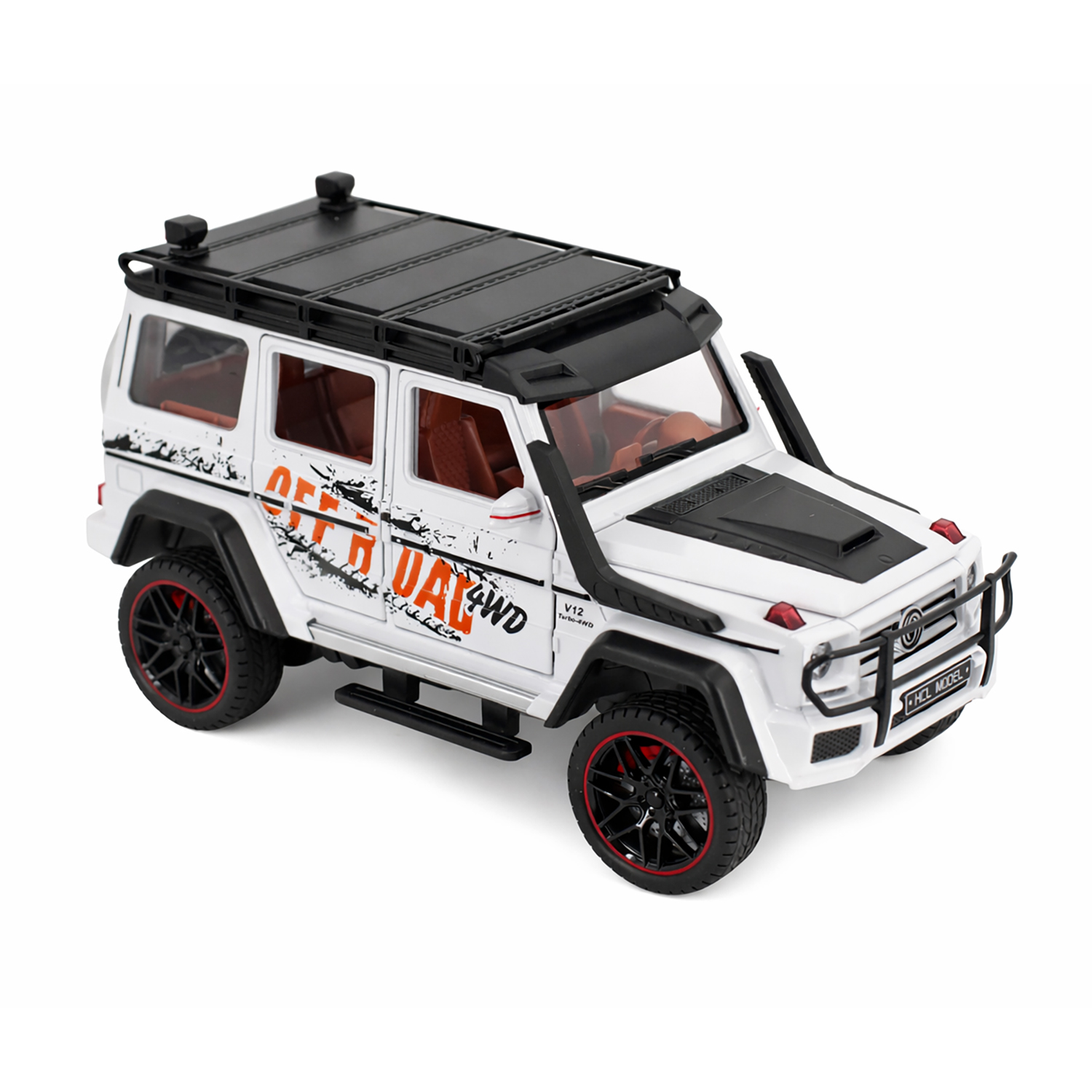 картинка Радиоуправляемая металлическая машина Mercedes G500 1:22 - HCL-3801-WHITE 