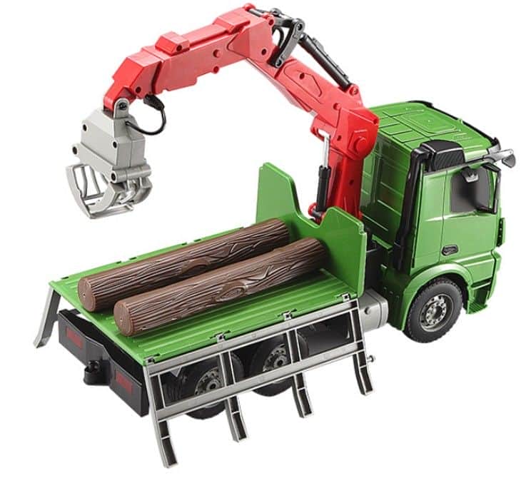 картинка Радиоуправляемый кран - лесовоз Double E Mercedes-Benz Arocs 1:20 2.4G - E352-003 