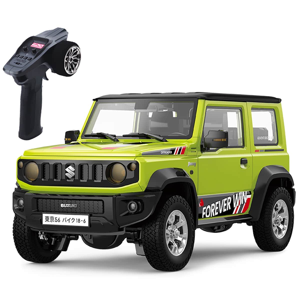 картинка Радиоуправляемый внедрожник Suzuki Jimny PRO (свет, выхлоп, Li-Po 5C) - HG4-53-PRO-GREEN 