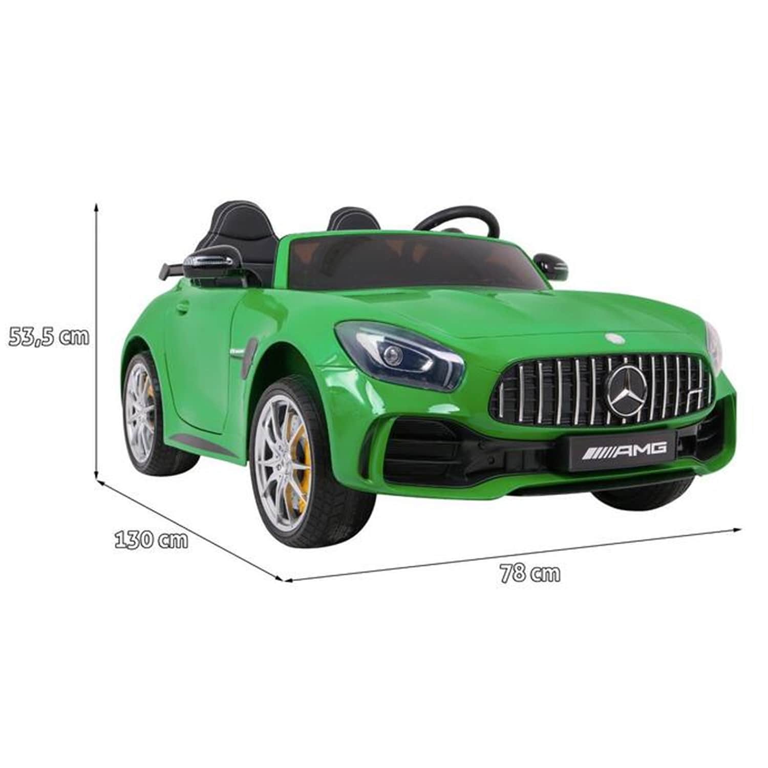 картинка Электромобиль Mercedes-Benz GT R (зеленый, 4WD, 12V) - HL289-GREEN 