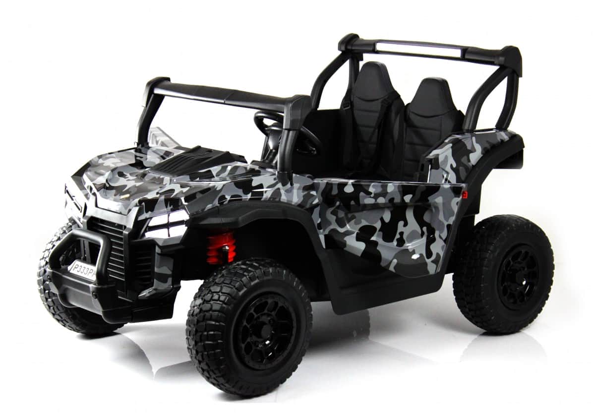 картинка Детский электромобиль P333PP (Buggy) серый камуфляж 