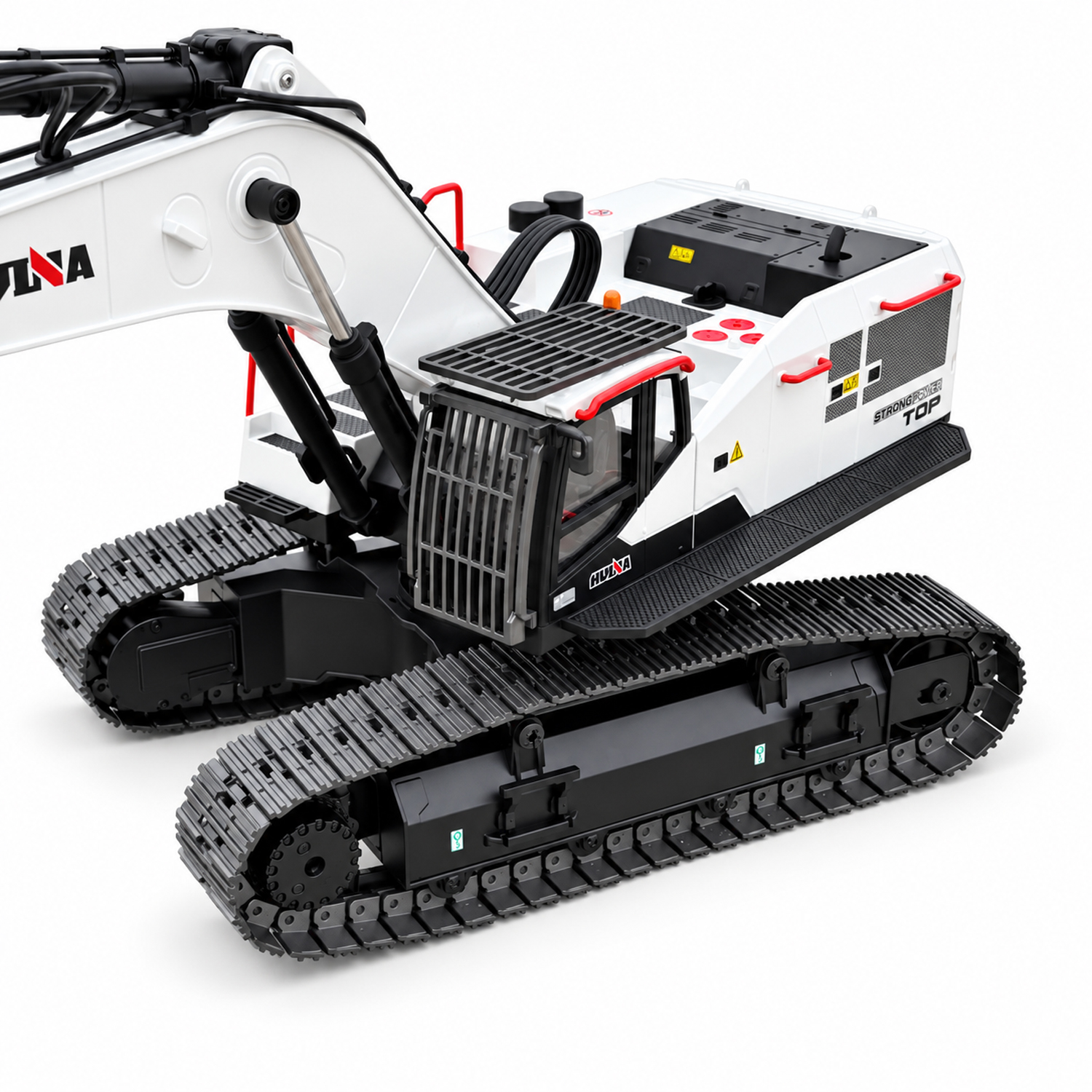 картинка Радиоуправляемый экскаватор белый HUI NA TOYS масштаб 1:14 2.4G - HN1594-WHITE 