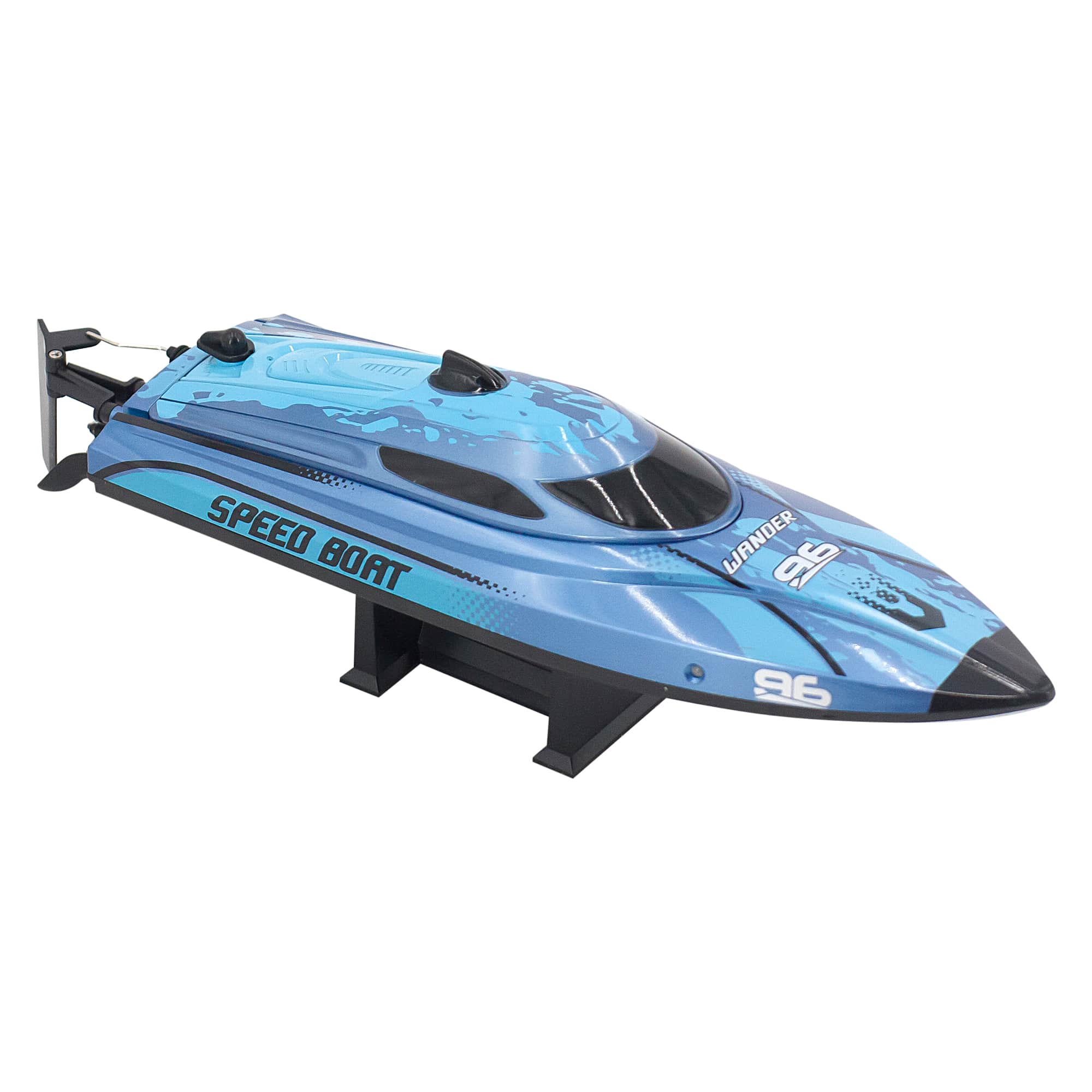 картинка Радиоуправляемый катер Wander (30 см, LED, 25 км/ч) - HJ820-BLUE 
