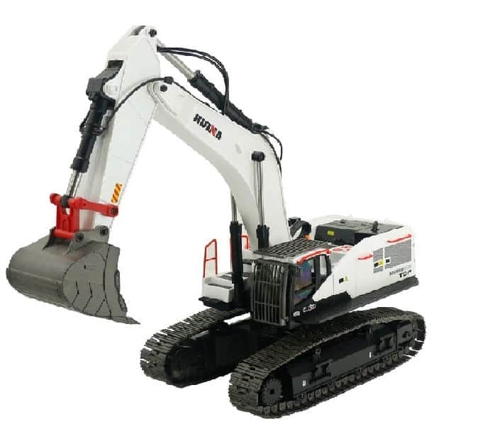 картинка Радиоуправляемый экскаватор белый HUI NA TOYS масштаб 1:14 2.4G - HN1594-WHITE 