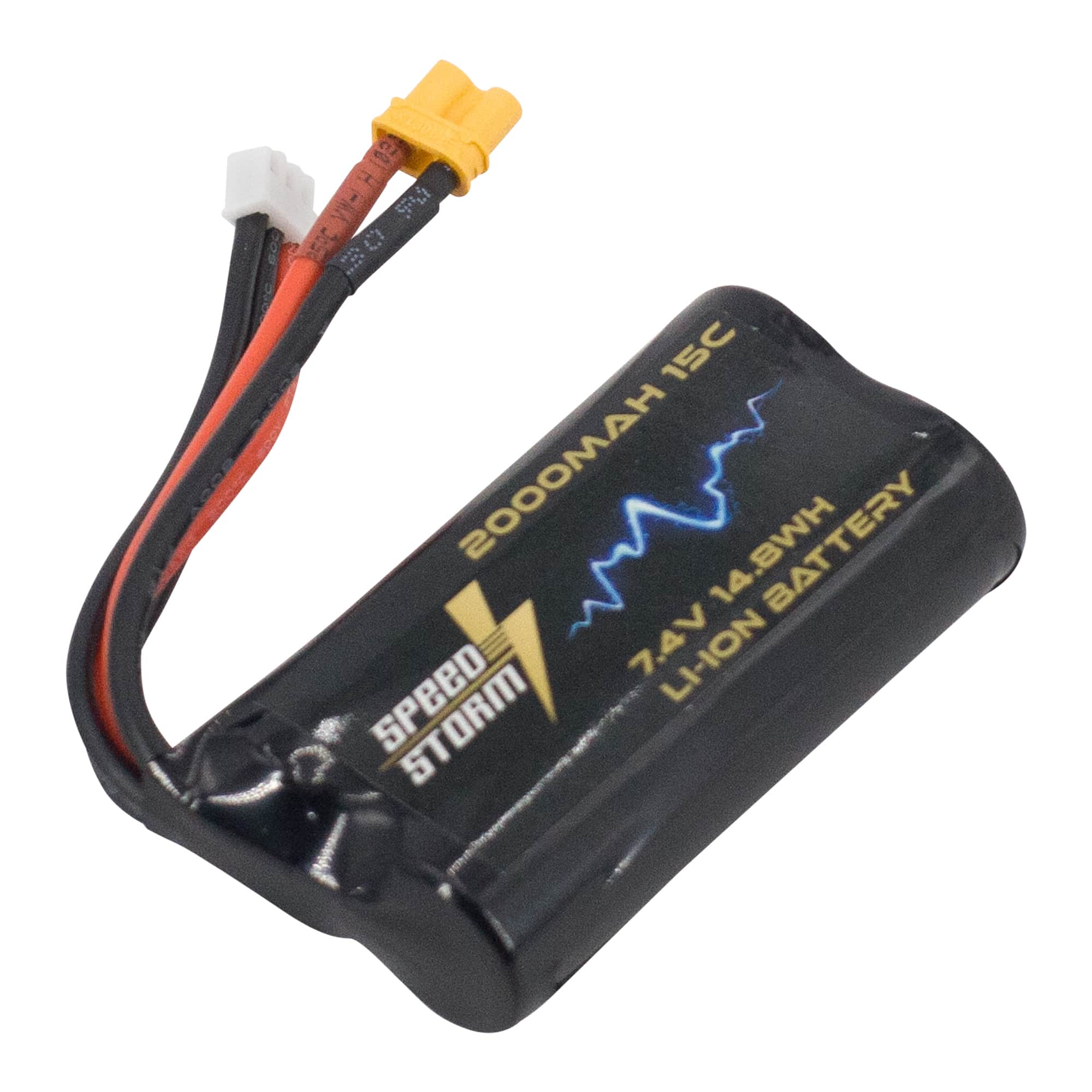 картинка Аккумулятор Speed Storm Li-ion 18650 7.4V 2000 mAh разъем XT30 - SS-2S2000-XT30 