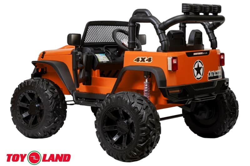 картинка Джип Jeep 12V 4х4 JC666 Оранжевый 