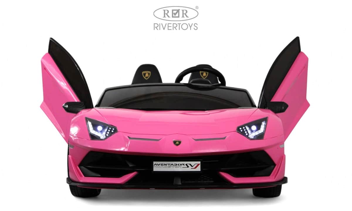 картинка Детский электромобиль Lamborghini Aventador SVJ (A111MP) розовый 