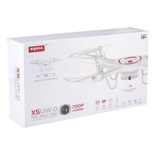 картинка Радиоуправляемый квадрокоптер Syma X5UW-D с HD FPV Wi-Fi камерой, оптическим сенсором 2.4G - X5UW-D 