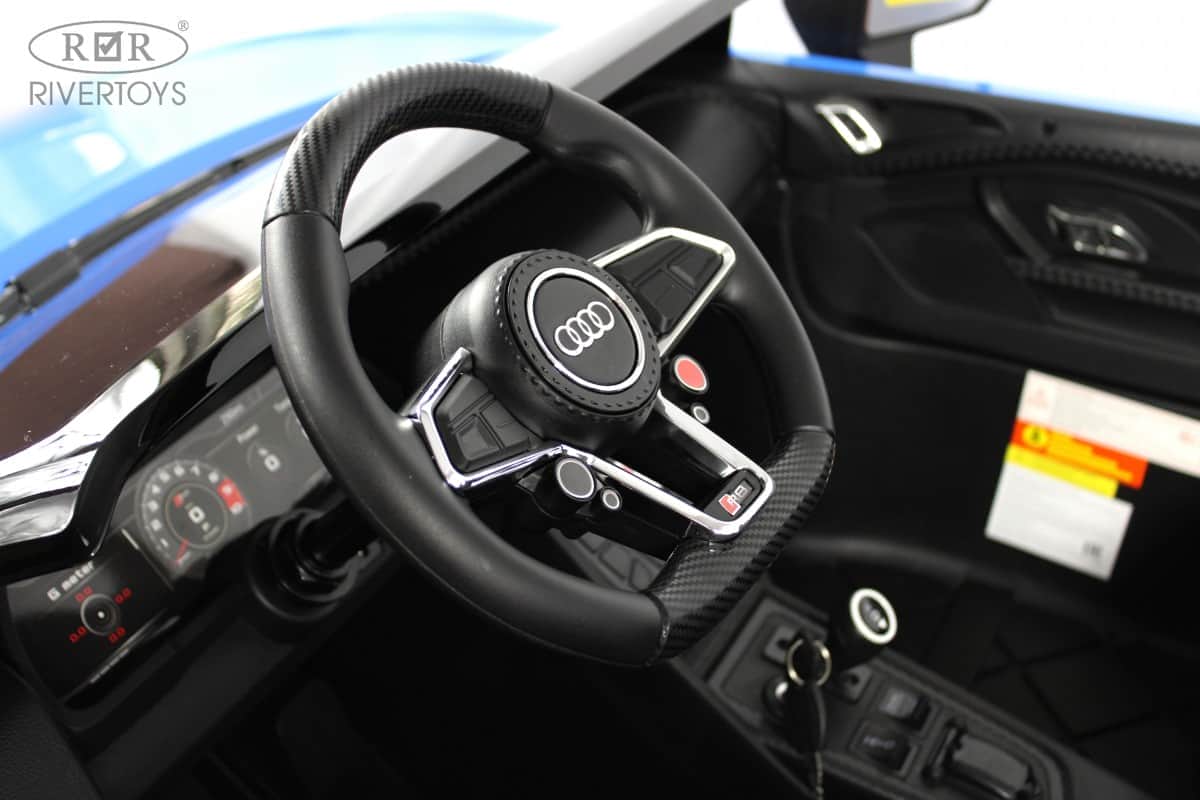 картинка Детский электромобиль AUDI R8 (M333MM) синий 
