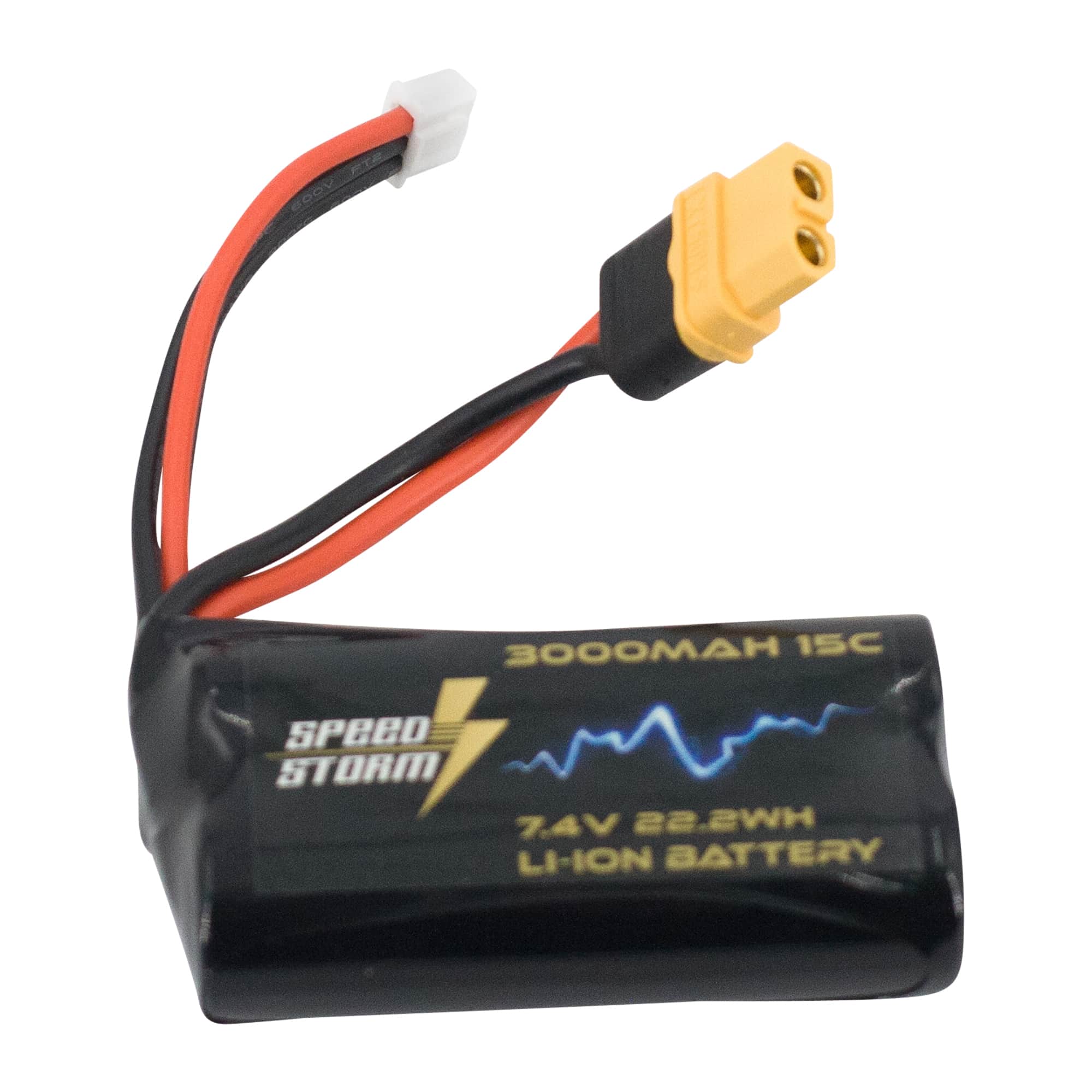 картинка Аккумулятор Speed Storm Li-ion 18650 7.4V 3000 mAh разъем XT60 - SS-2S3000-XT60 
