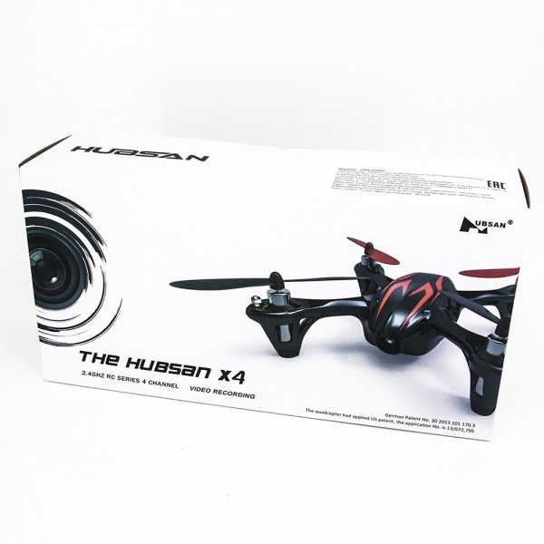картинка Радиоуправляемый красный квадрокоптер Hubsan X4 H107C c видеокамерой 2.4G - H107C-RED 