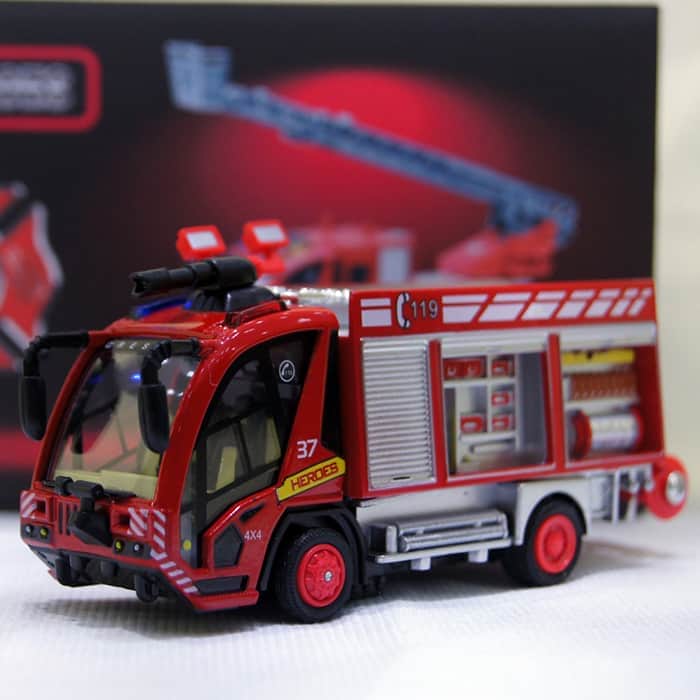 картинка Радиоуправляемая пожарная машина City Hero 1:87 - 7911-5H 