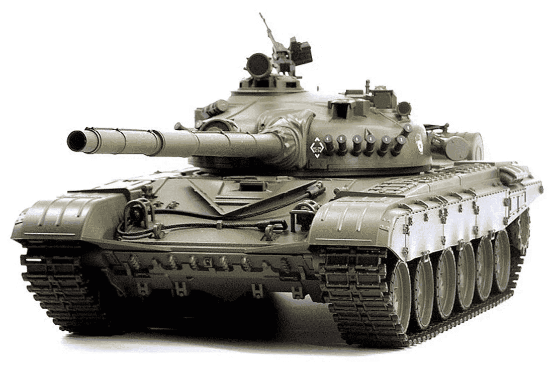картинка Радиоуправляемый танк Heng Long Т-72 V7.0 масштаб 1:16 RTR 2.4GHz - 3939-1 V7.0 