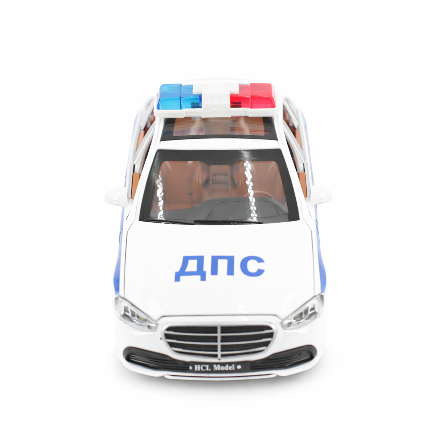 картинка Радиоуправляемая металлическая полицейская машина Mercedes S600 1:22 - HCL-3613-WHITE 