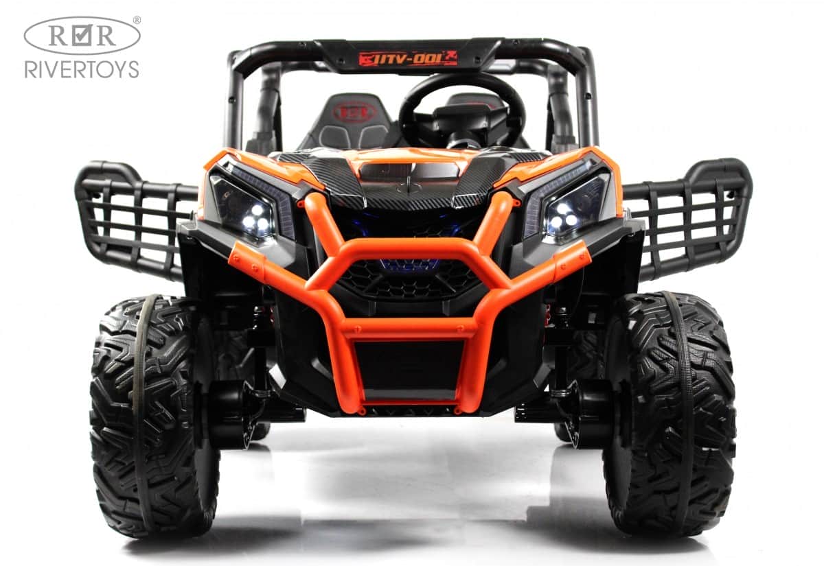 картинка Детский электромобиль K777KK 4WD оранжевый 