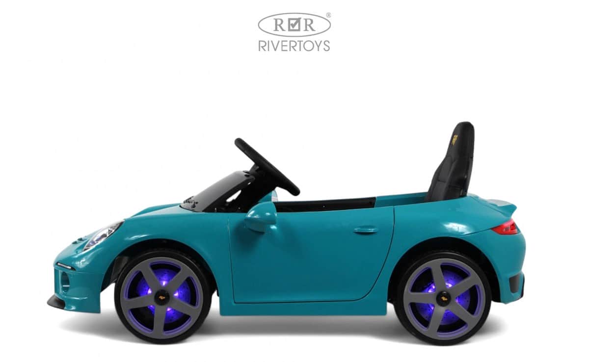 картинка Детский электромобиль Porsche 911 RUF (A444AA) синий 
