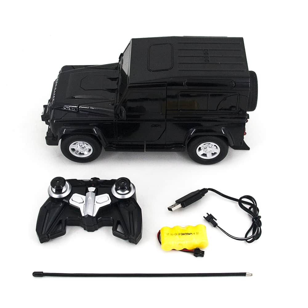 картинка Радиоуправляемый трансформер MZ Land Rover Defender Black 1:14 - 2805P-B 