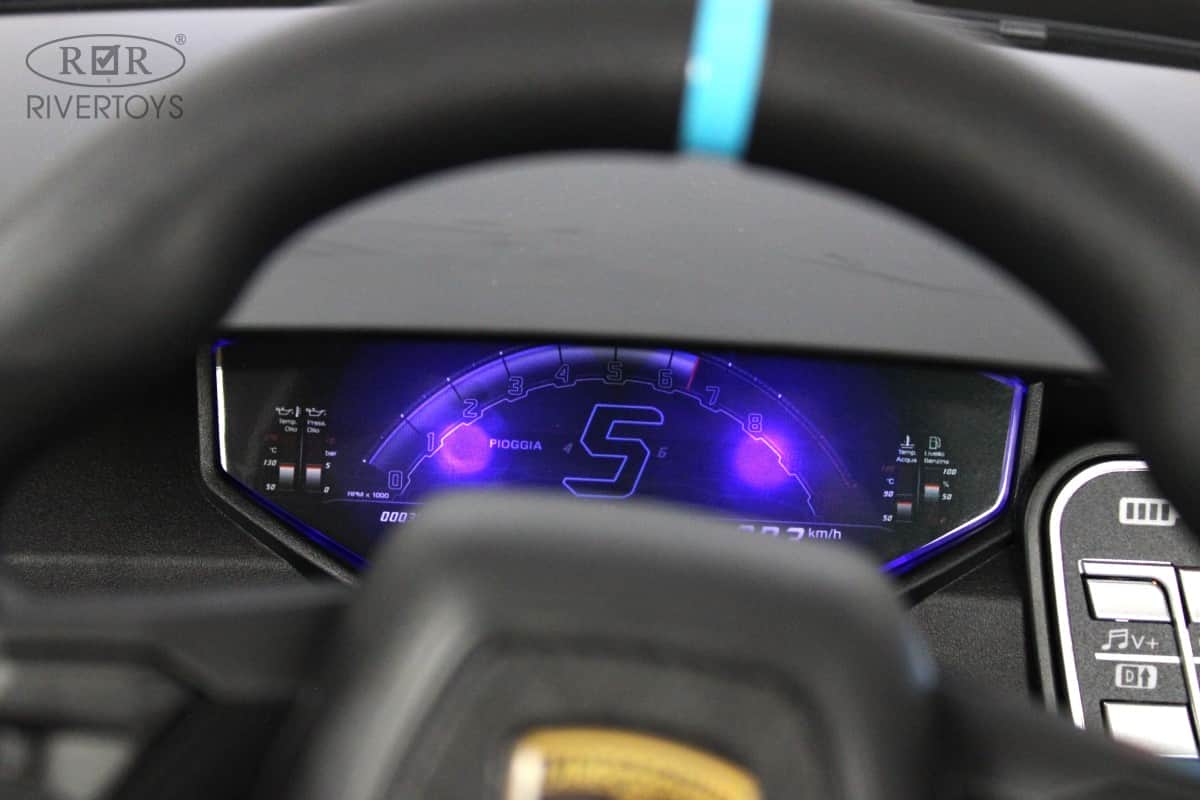 картинка Детский электромобиль Lamborghini Huracán STO (E888EE) синий 