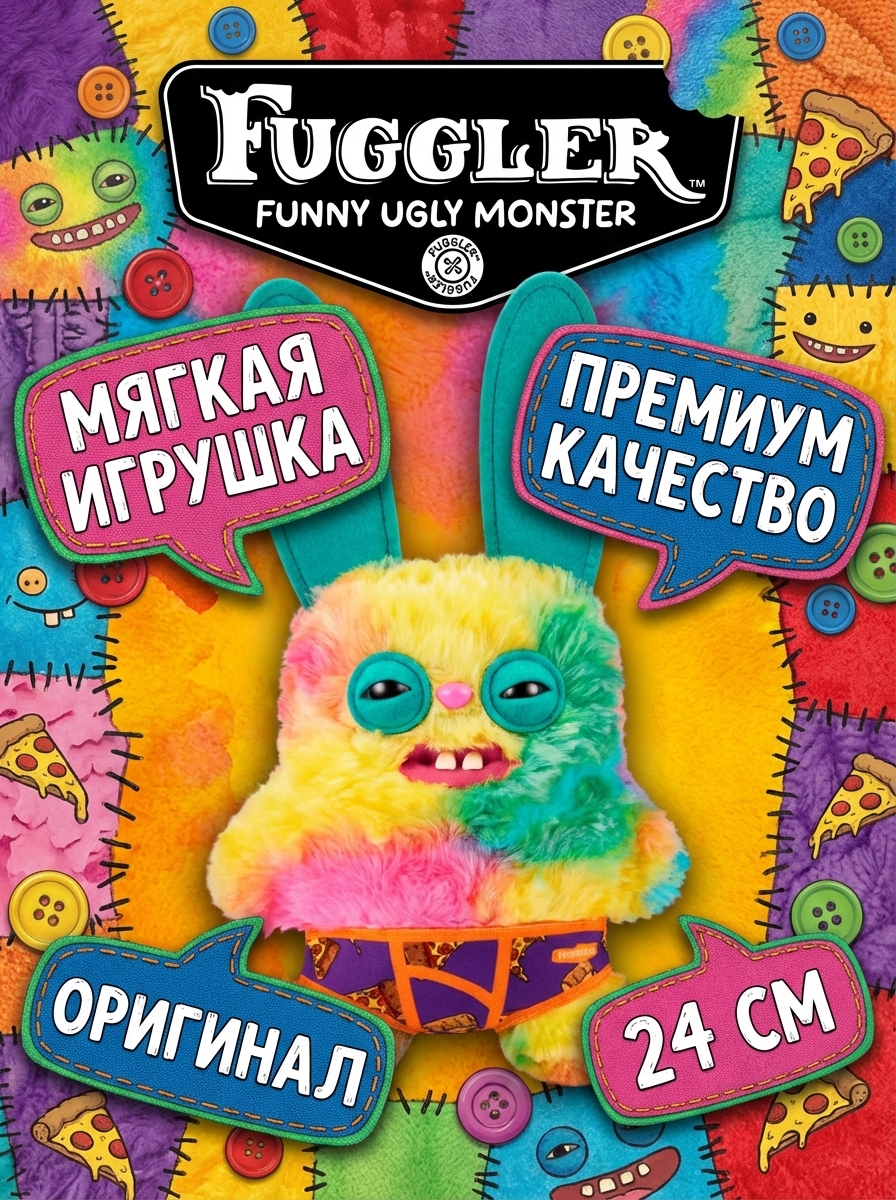 картинка Мягкая игрушка FUGGLER Бешеный Кролик - 15723H 