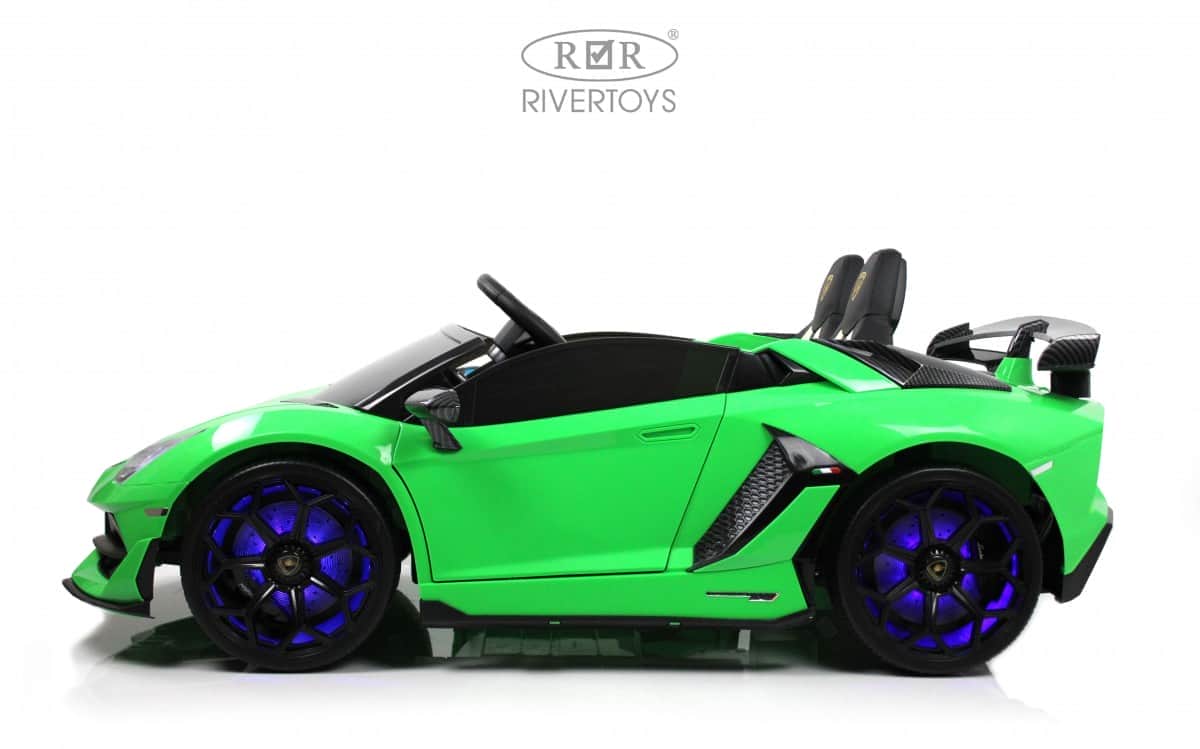 картинка Детский электромобиль Lamborghini Aventador SVJ (A111MP) зеленый 