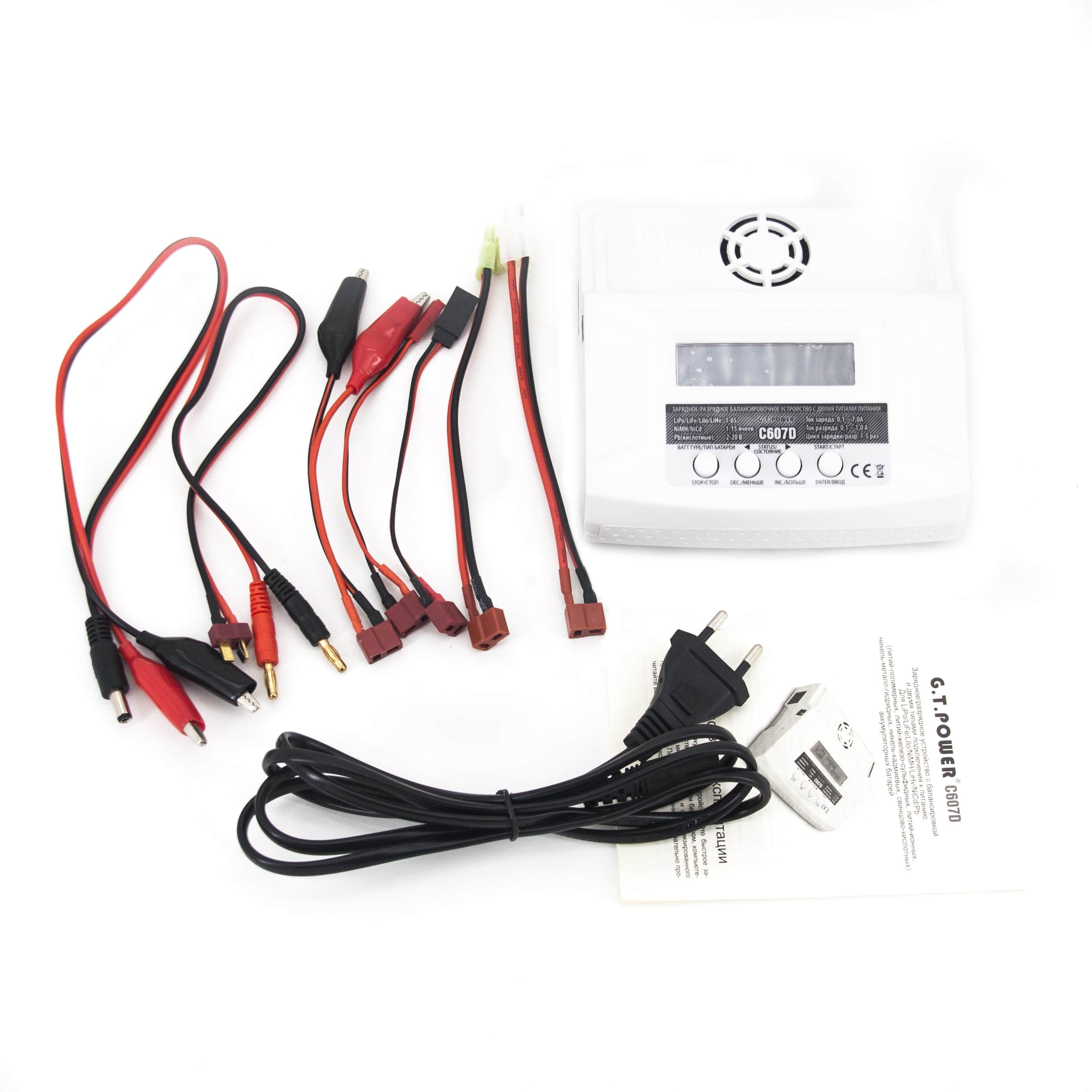 картинка Универсальное зарядное устройство G.T.POWER C607D 7A 80W - GTP-C607D 
