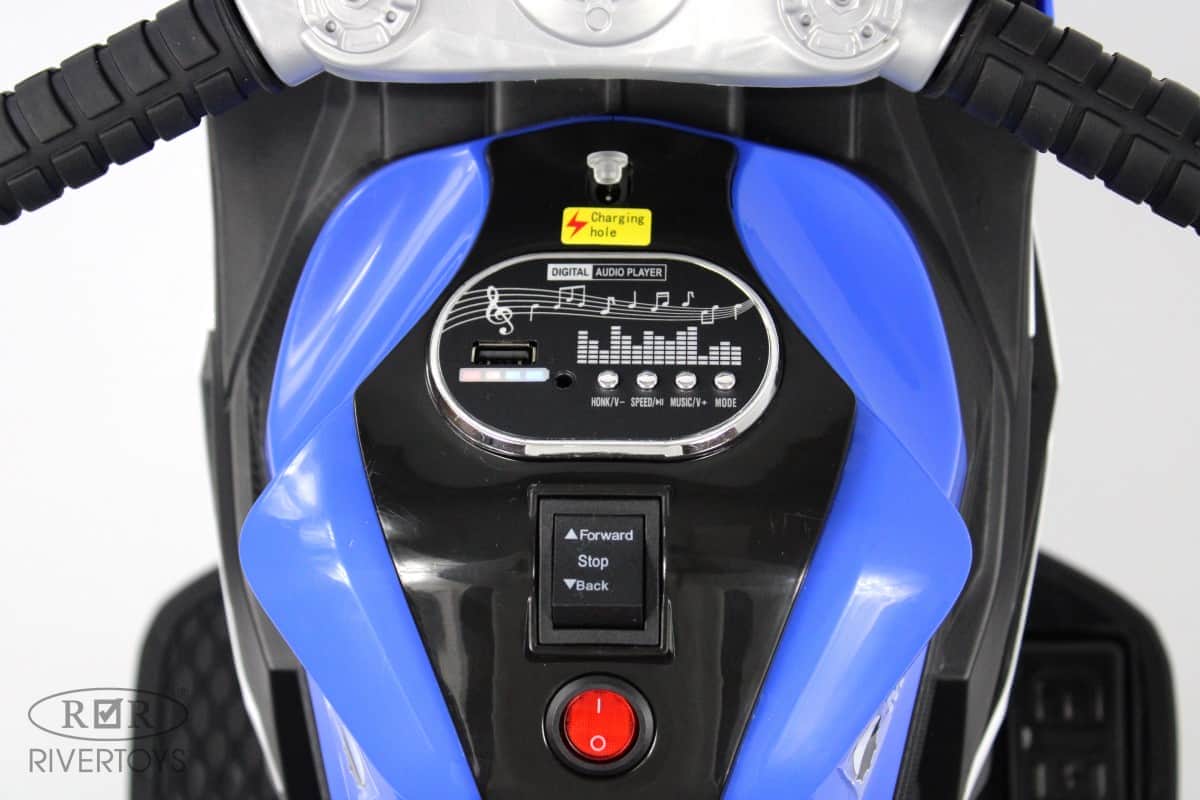 картинка Детский электромотоцикл K222AM синий 