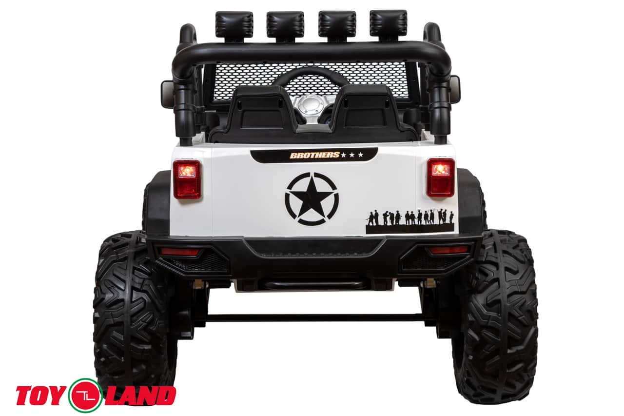 картинка Джип Jeep 12V 4х4 JC666 Белый 