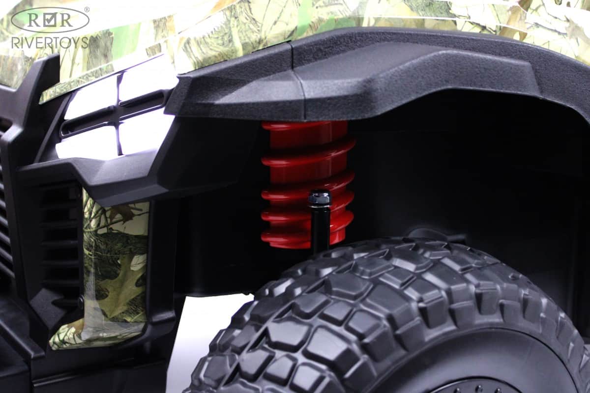 картинка Детский электромобиль P333PP (Buggy) зеленый камуфляж 
