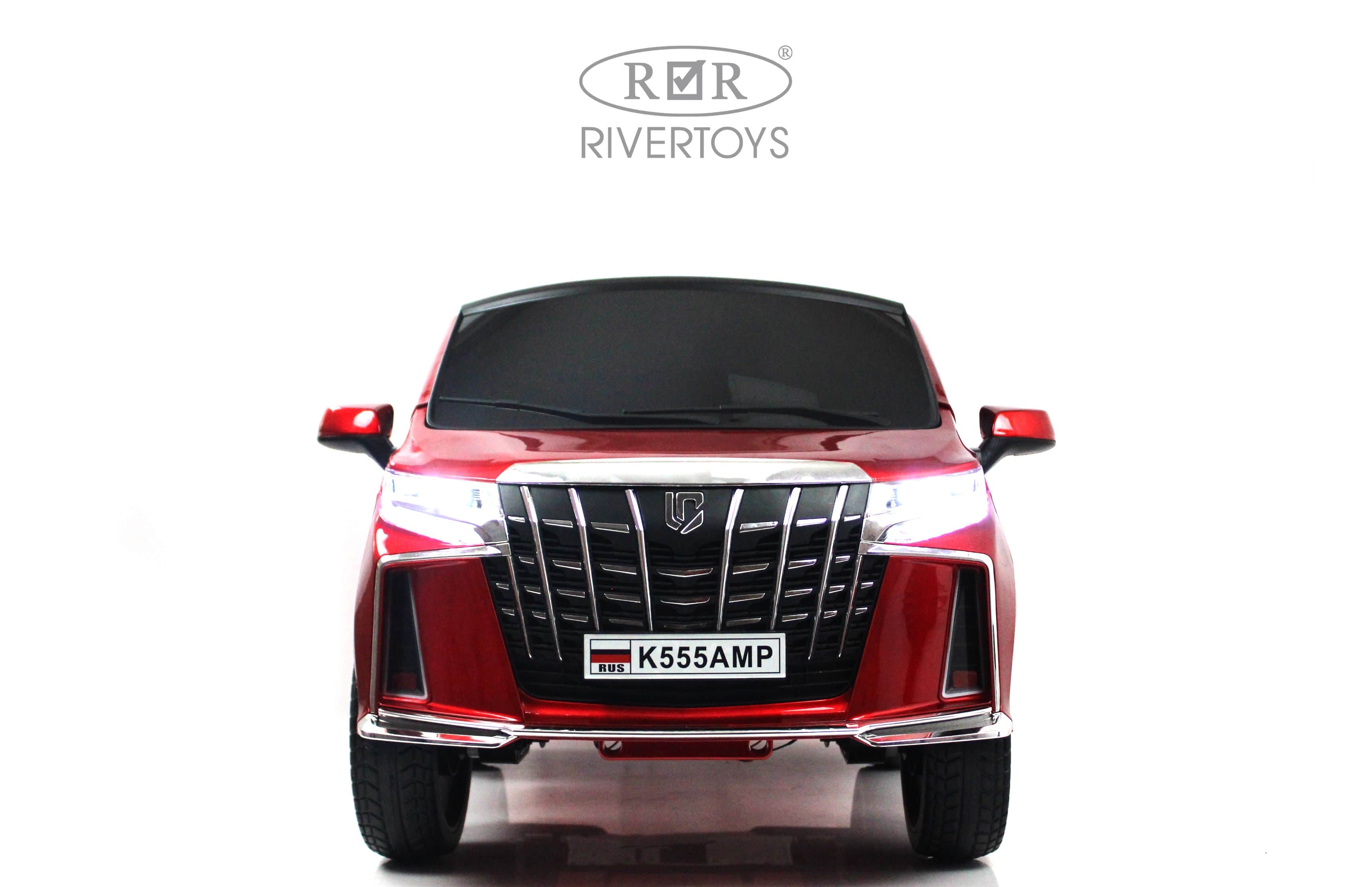 картинка Детский электромобиль K555AM красный глянец 