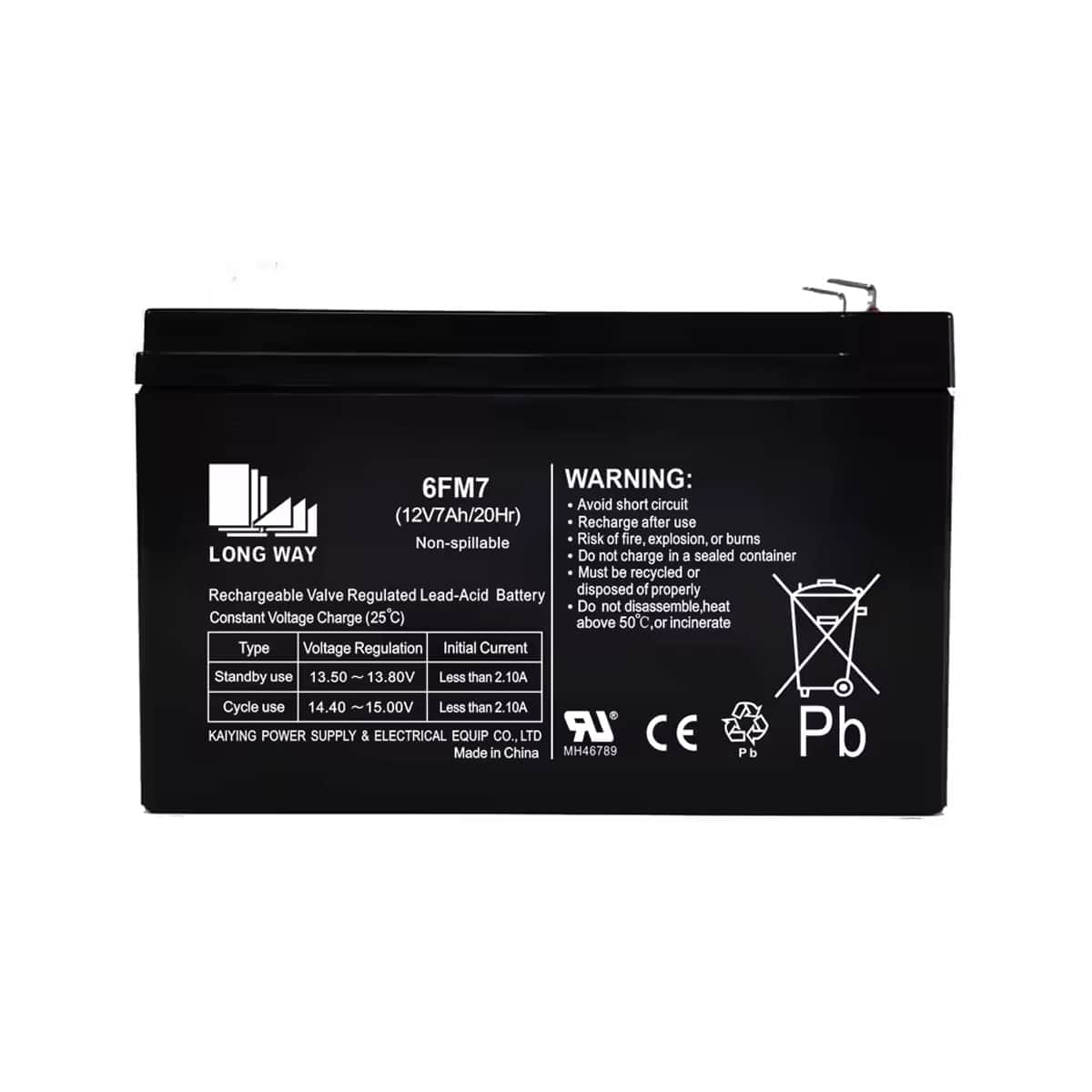 картинка Аккумулятор Long Way 12V7Ah/20Hr - LW-6FM7 