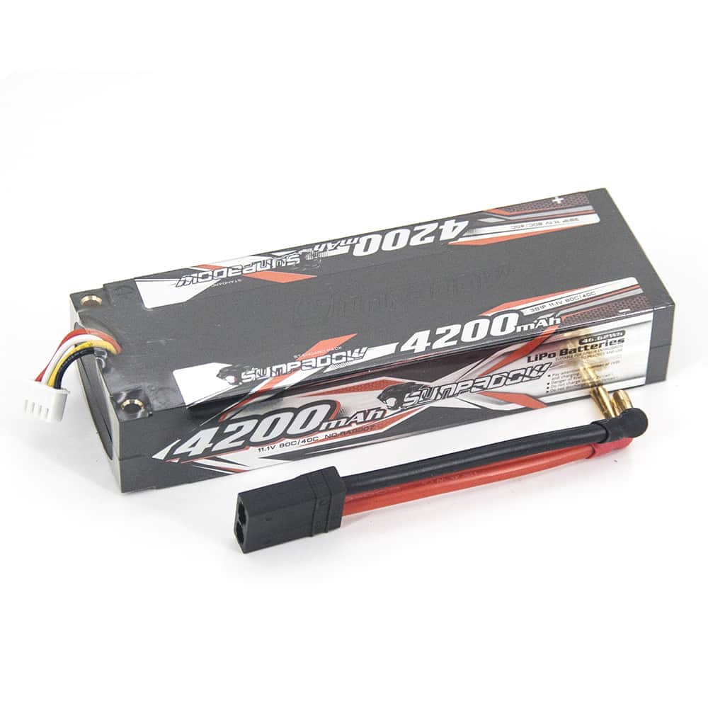 картинка Аккумулятор Sunpadow Li-Po 11.1V 4200 40C S TRX plug - SP-4200-3-40C-S-T 