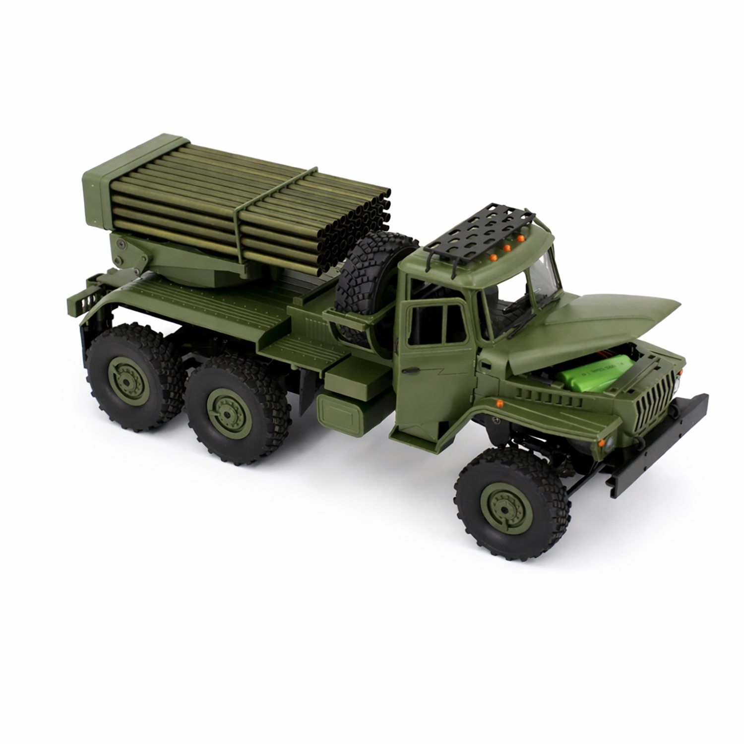 картинка Радиоуправляемый Советский военный грузовик Урал 6WD - WPLB-36-2 