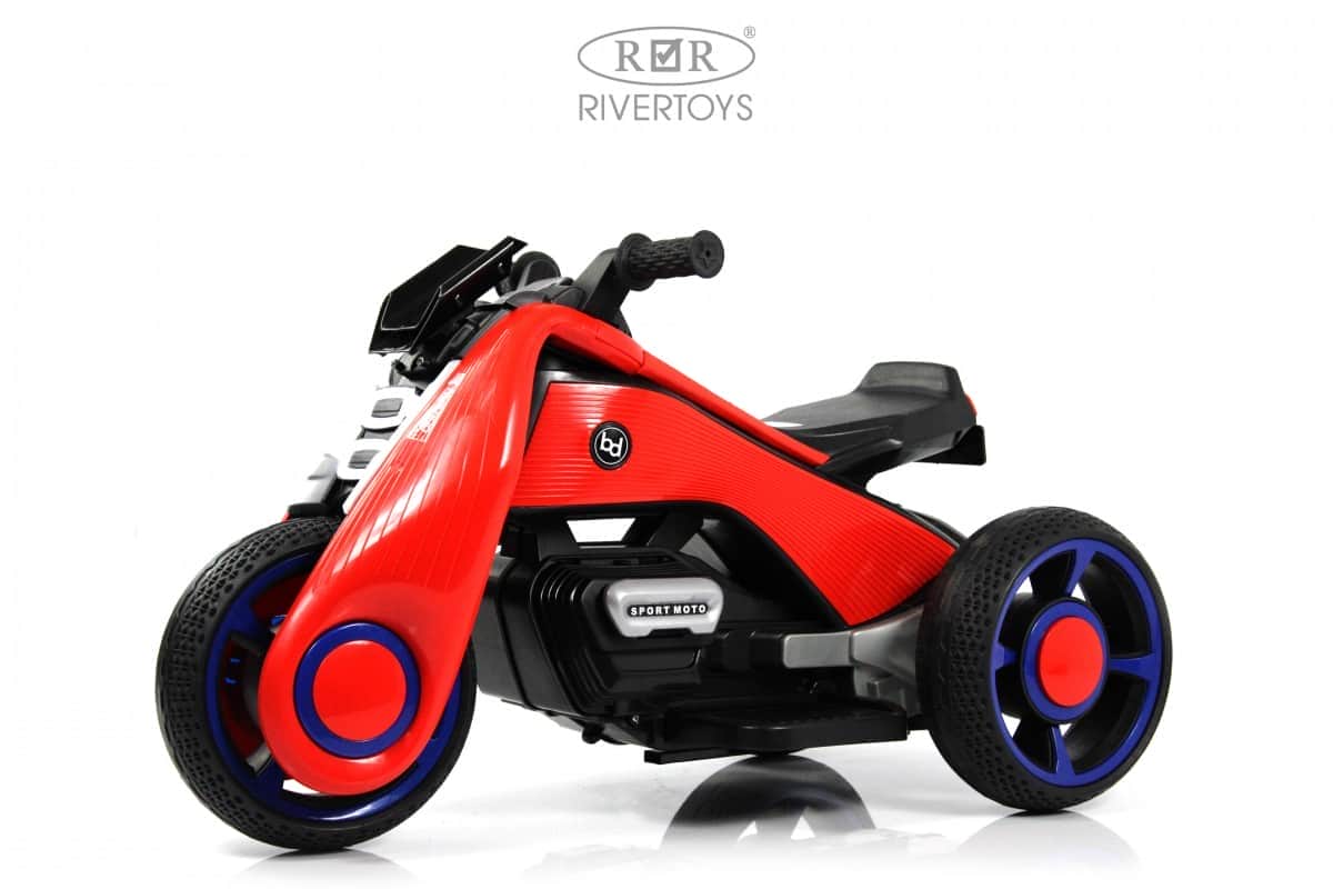картинка Детский электротрицикл K333PX красный 