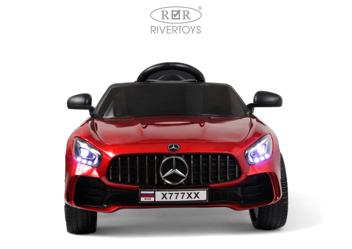 картинка Детский электромобиль Mercedes-Benz AMG GT X777XX красный глянец 