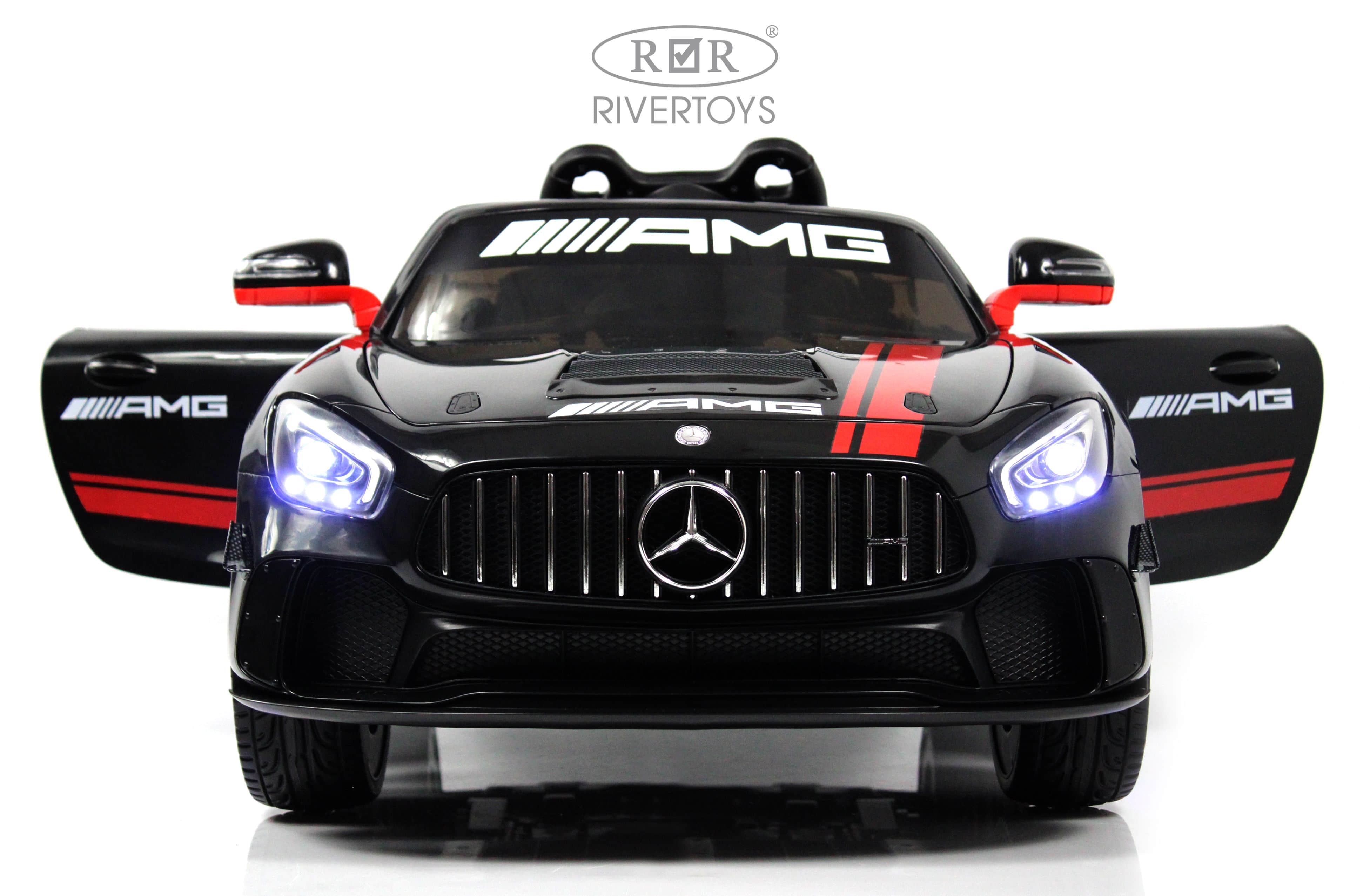 картинка Детский электромобиль Mercedes-Benz (A007AA) черный 