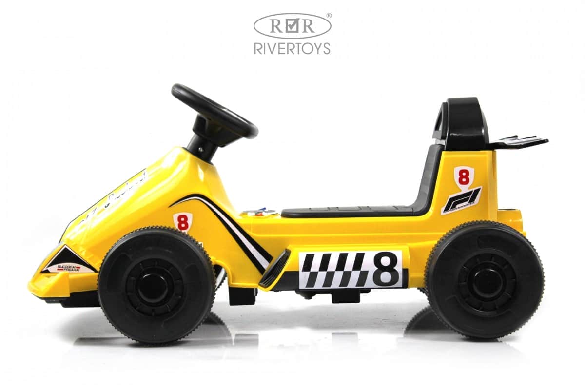 картинка Детский электромобиль K008PX желтый 