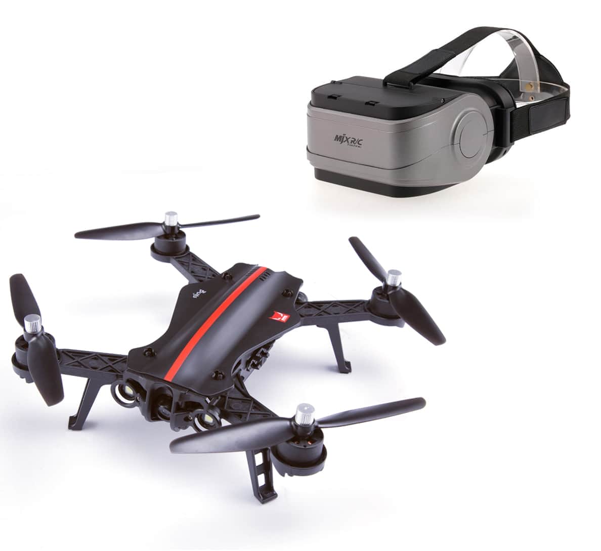картинка Радиоуправляемый квадрокоптер MJX Bugs 8 + FPV очки + FPV камера RTF 2.4G - MJX B8-G3-D43-C5830 