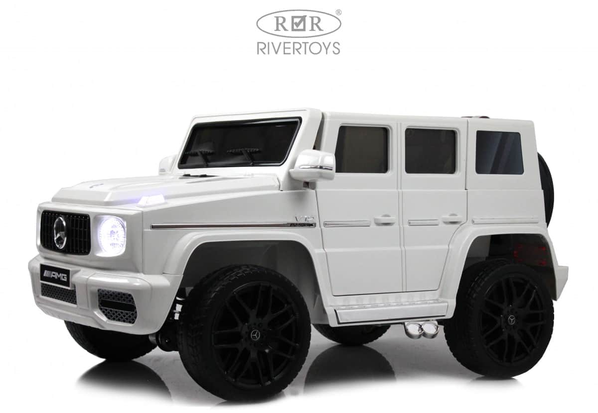 картинка Детский электромобиль Mercedes-Benz G65 (E111EE) белый 