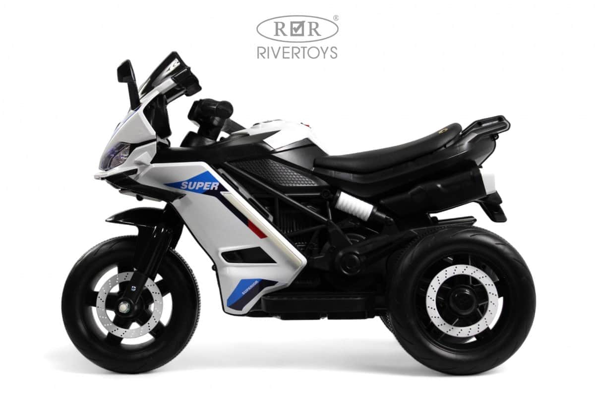 картинка Детский электротрицикл K002PX-A белый 