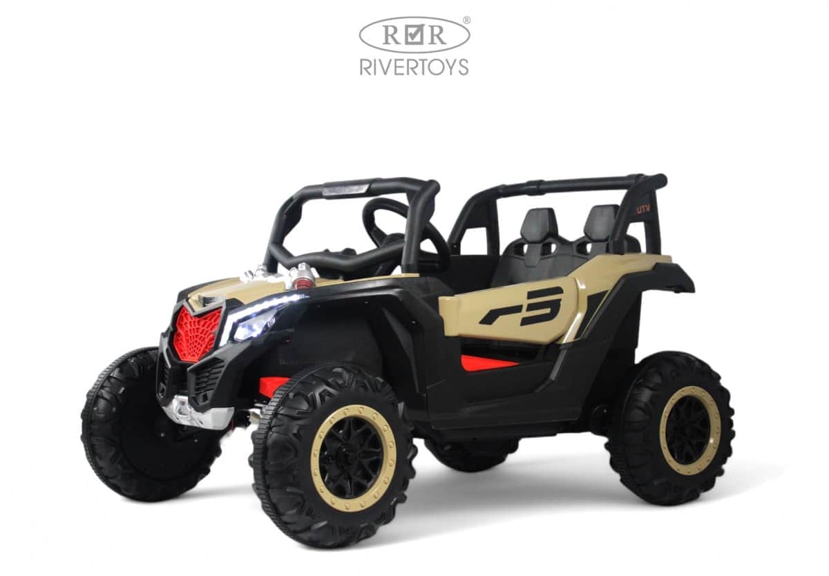 картинка Детский электромобиль K444AM хаки 