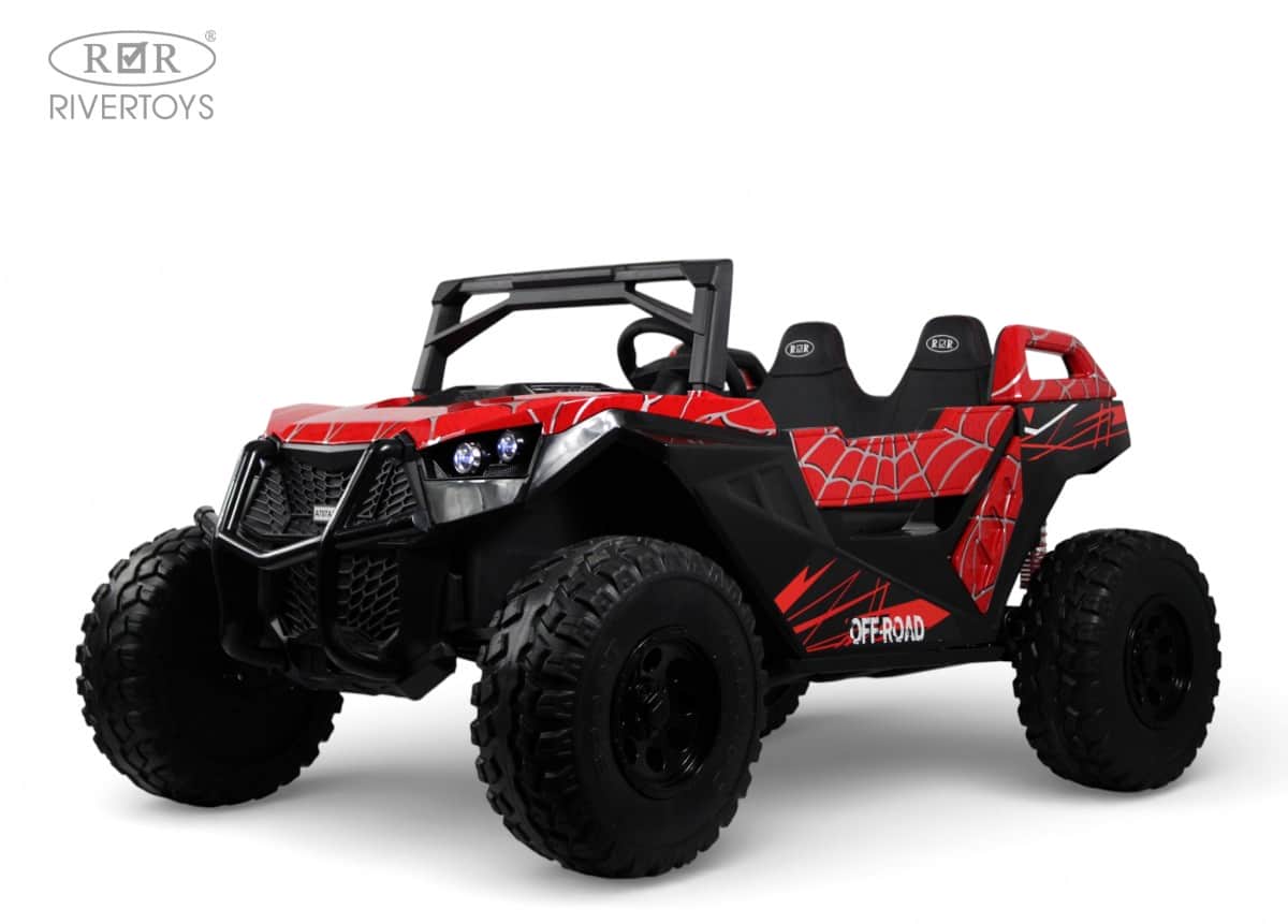 картинка Детский электромобиль A707AA LUX NEW 4WD красный Spider 
