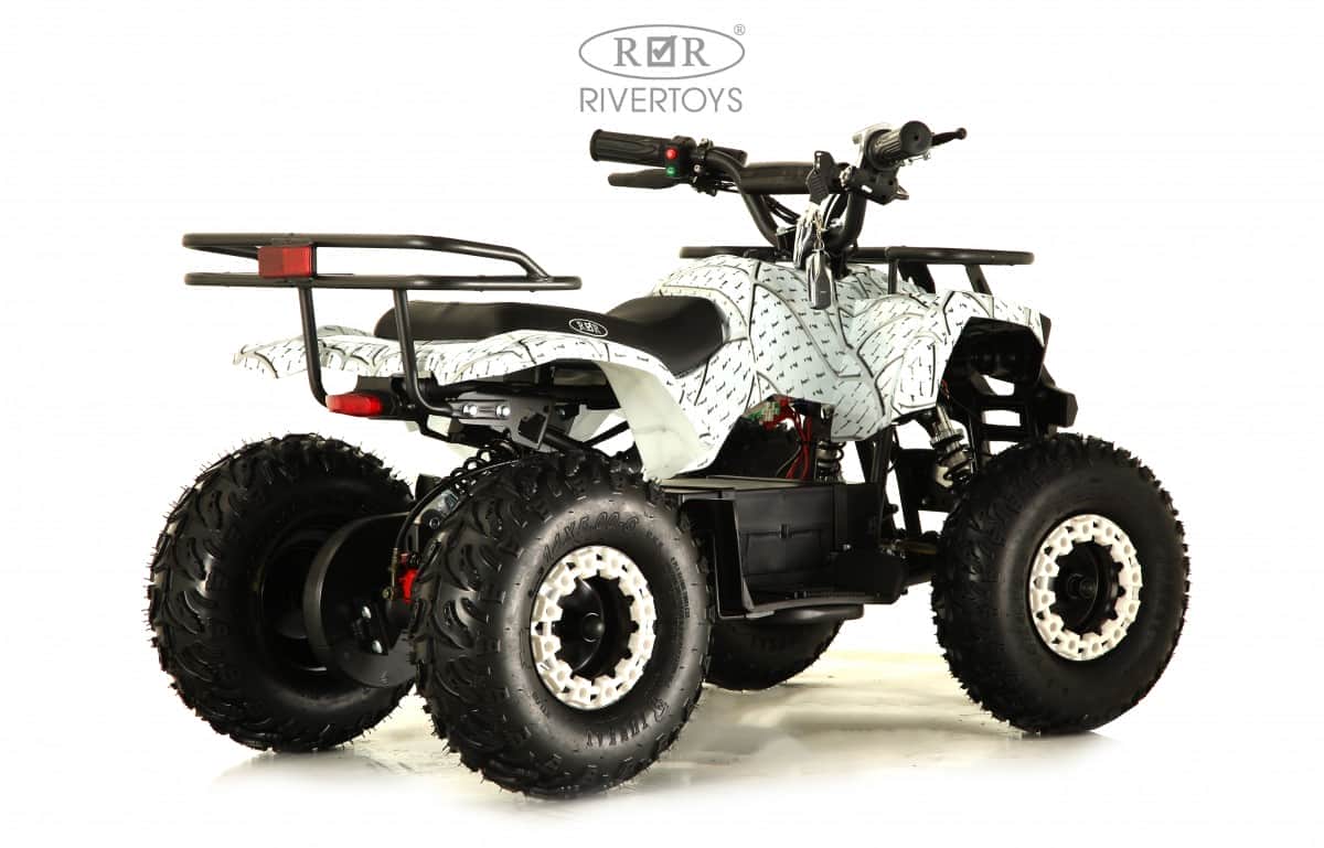 картинка Детский электроквадроцикл TIKI LUX белый Spider 