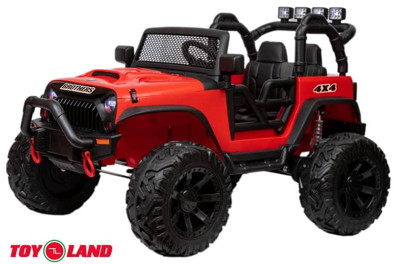 картинка Джип Jeep 12V 4х4 JC666 Красный 