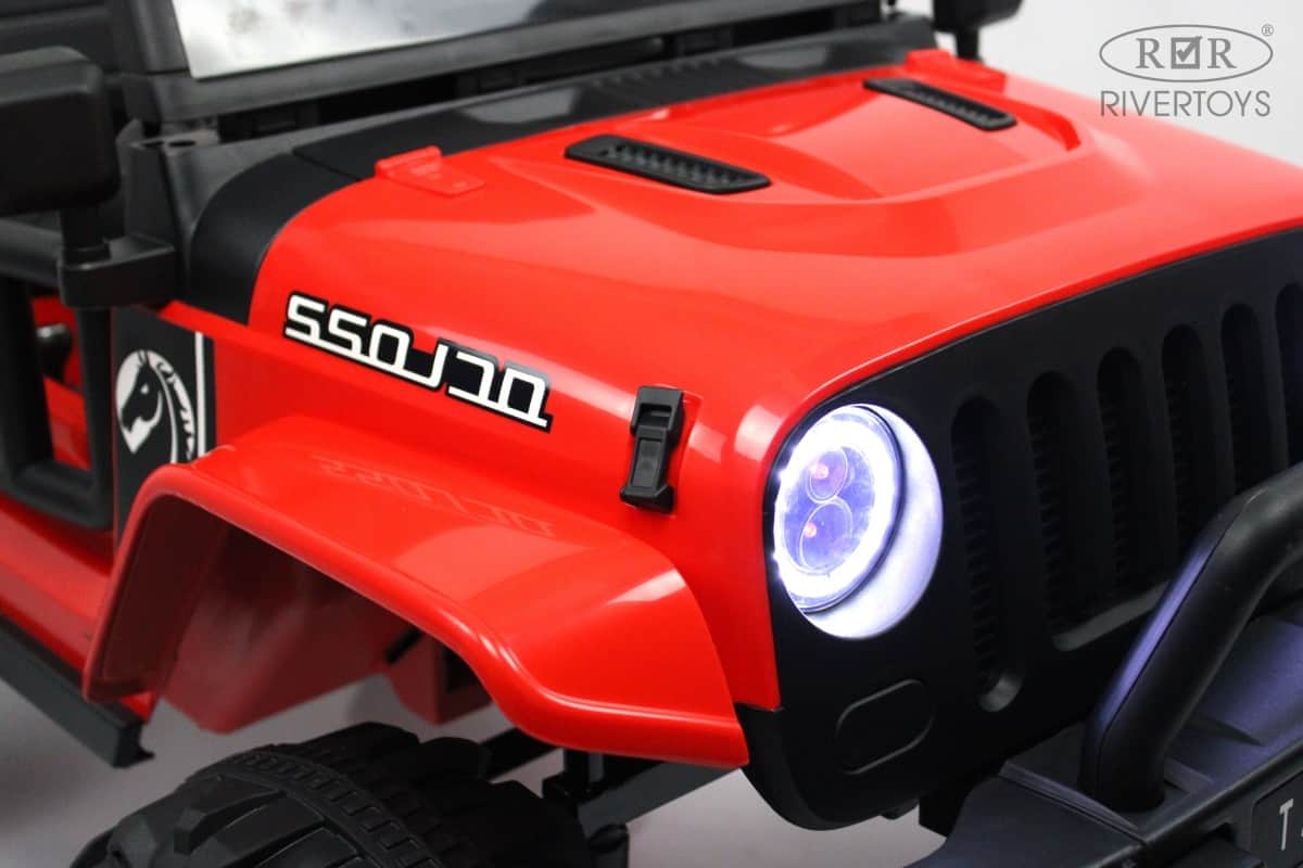 картинка Детский электромобиль T222TT 4WD красный 